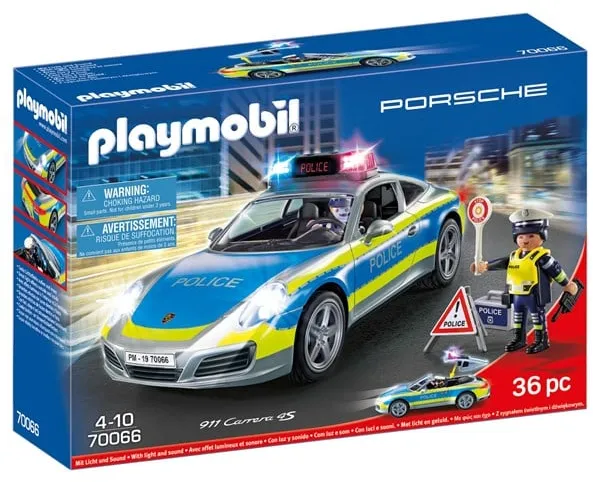 Playmobil Porsche - Porsche 911 Carrera 4S Police - White